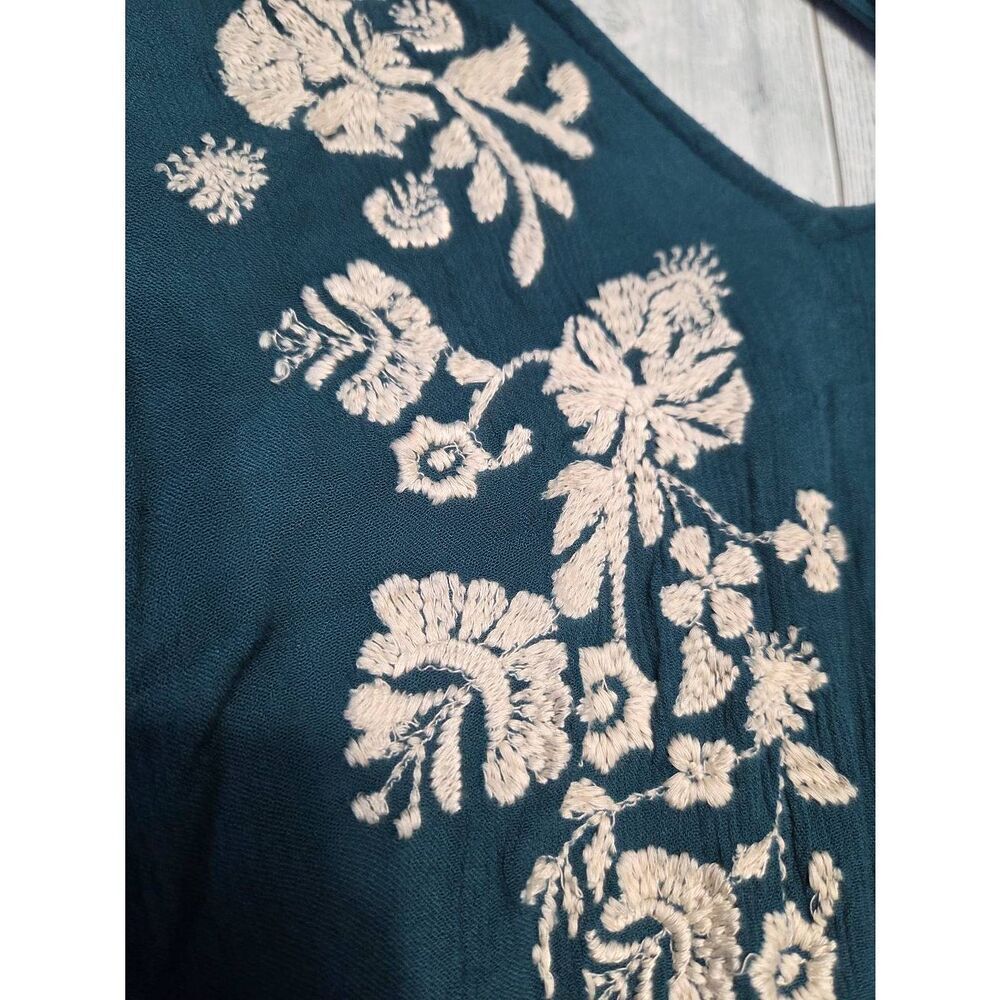 Free People Sweet Tennessee Embroidered Boho Mini Dress Sz. S - Picture 5 of 12